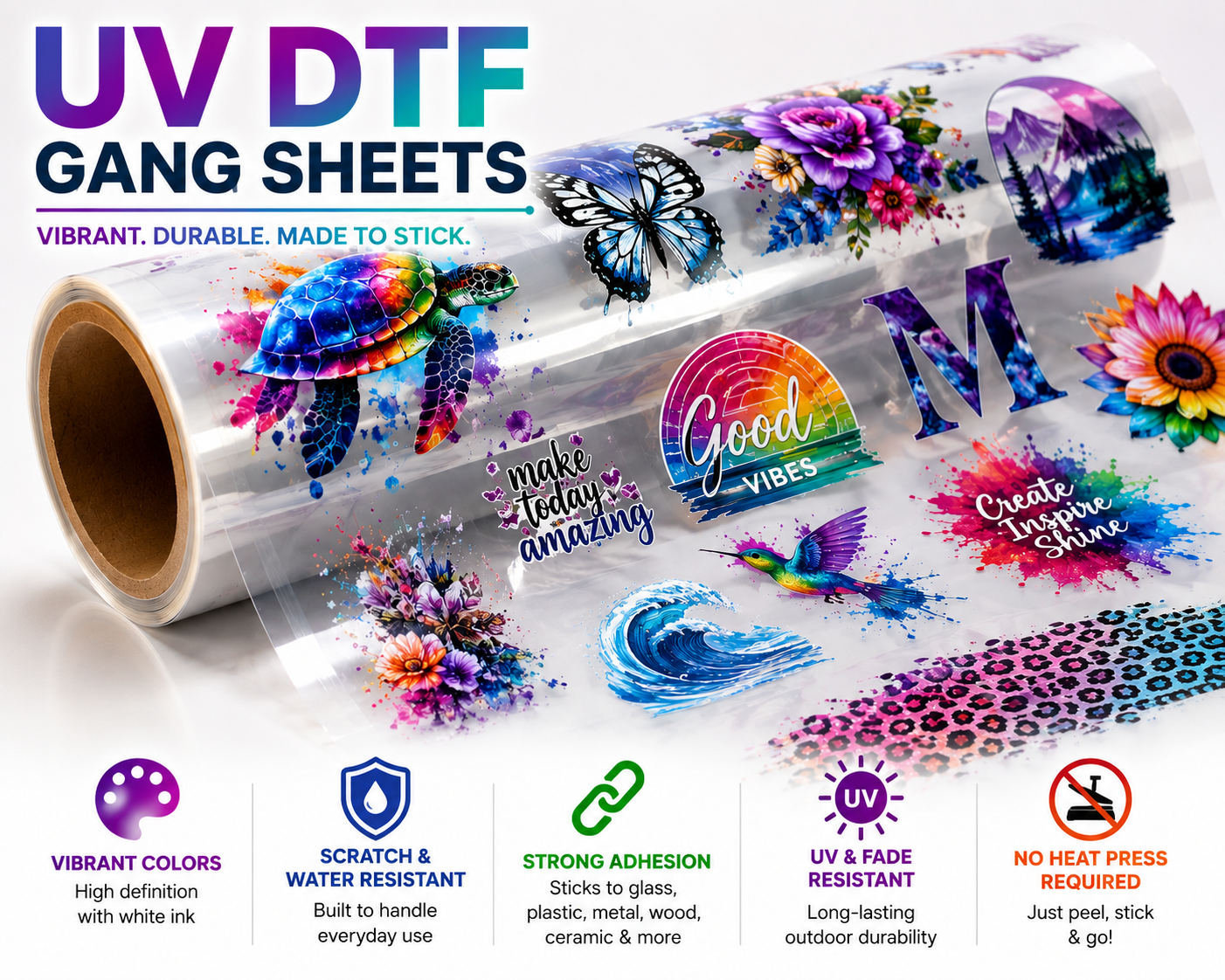 Build Your Same-Day UV DTF Gang Sheet